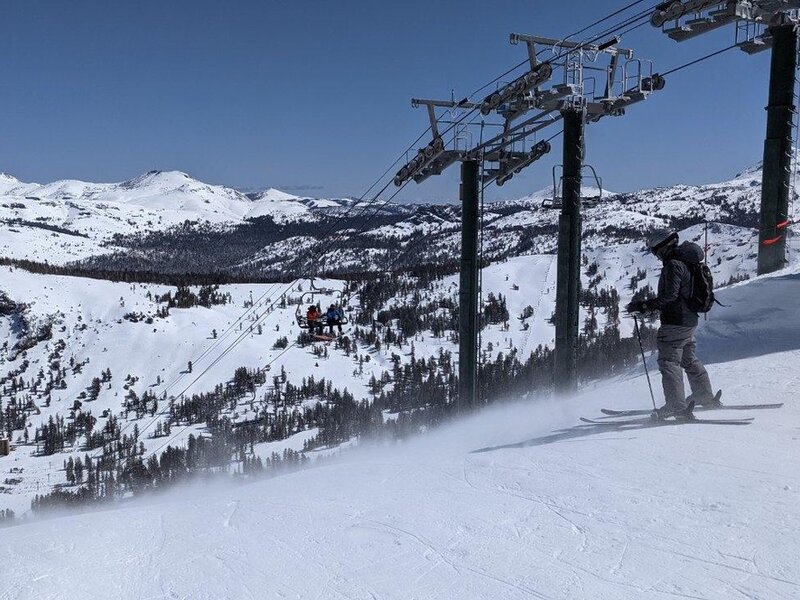 Skiing in the Sierra